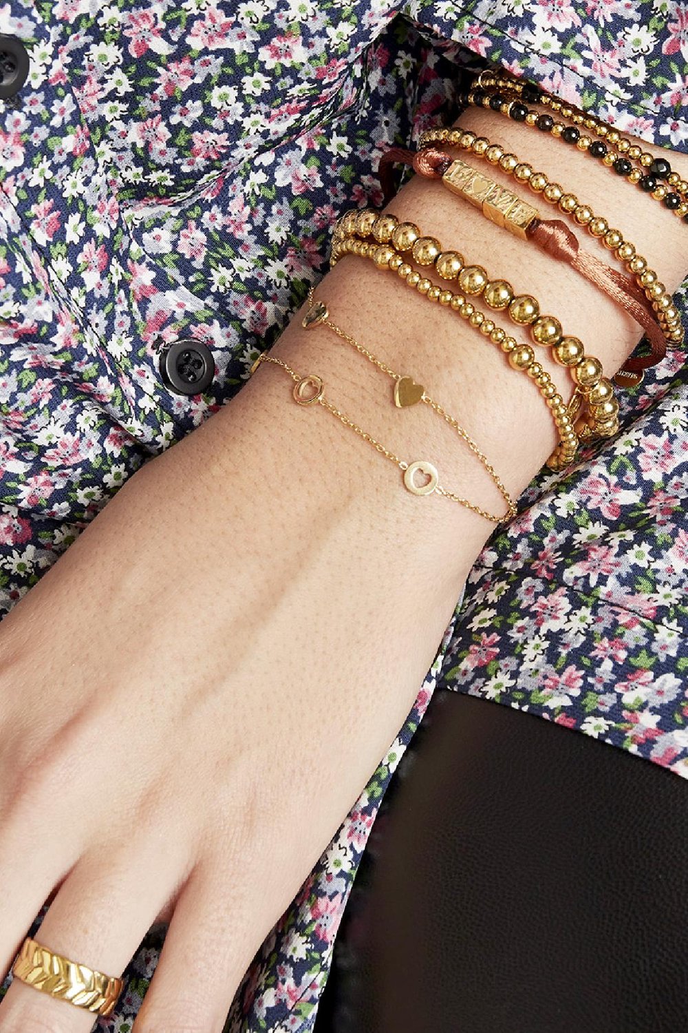 Armband Romance Goldfarbe Edelstahl h5Bild2